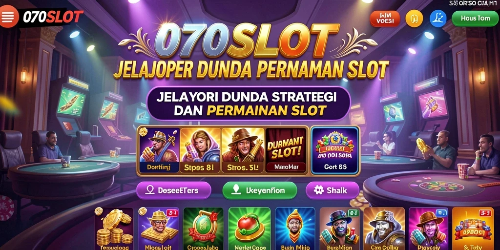 Tampilan gameplay 070SLOT yang seru dan menantang.