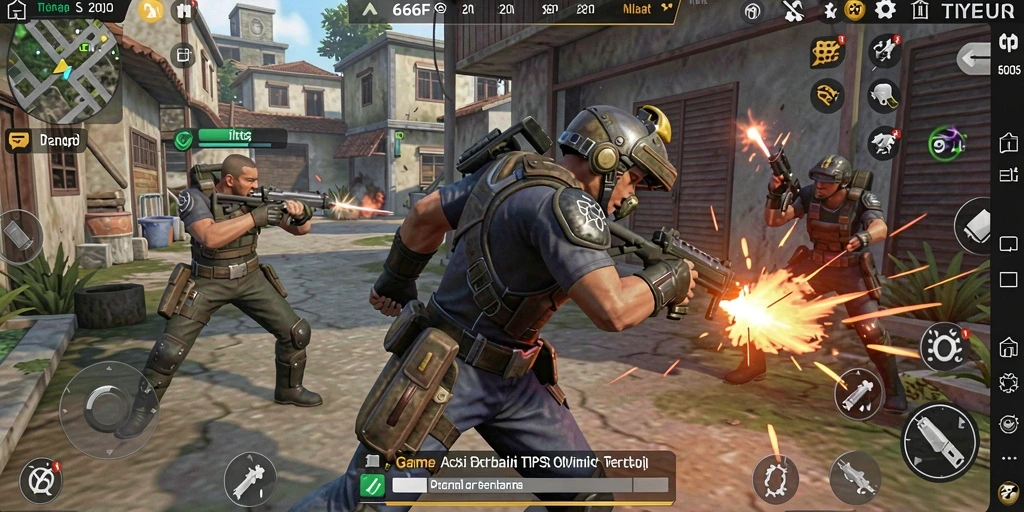Tampilan seru dari gameplay 666F yang menegangkan.