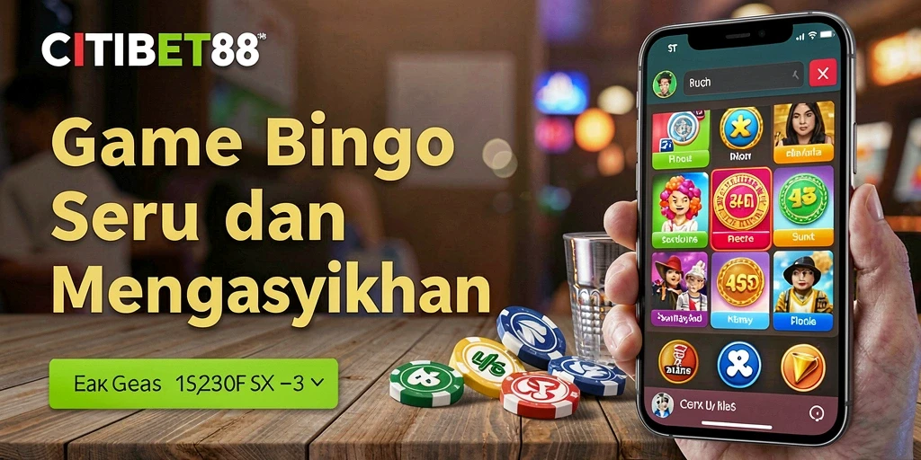 Screenshot utama CITIBET88 menampilkan gameplay Bingo yang menarik.