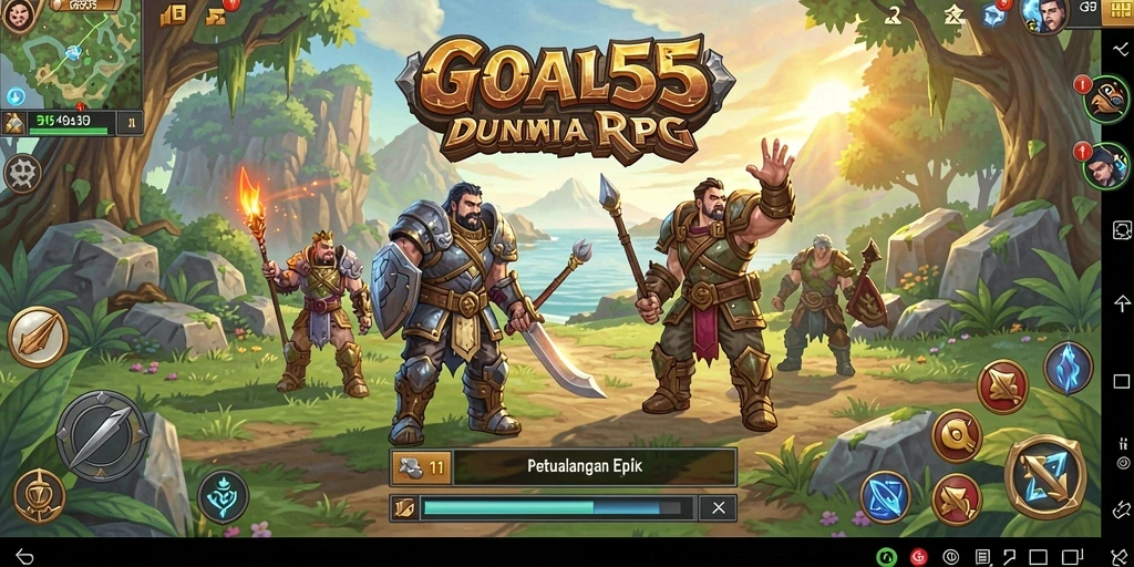 Gameplay seru dan aksi mendebarkan dalam GOAL55.