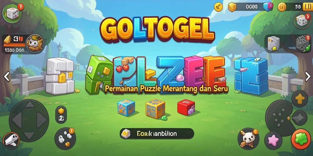 Tampilan gameplay puzzle yang menarik dan menantang di GOLTOGEL.