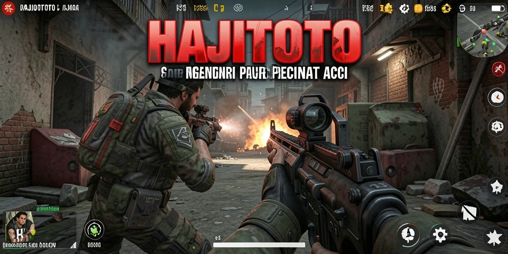 Gameplay seru dalam pertempuran FPS yang mendebarkan.