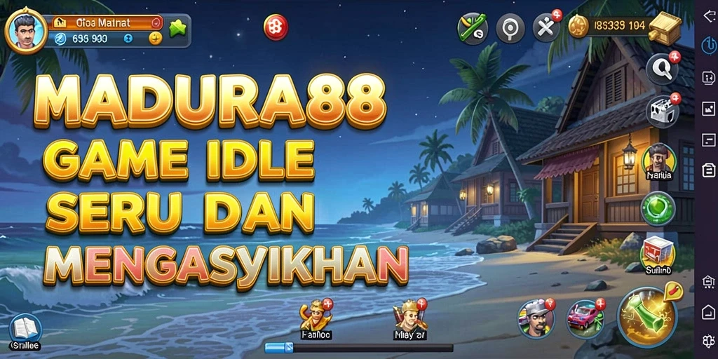 Tampilan menarik gameplay <strong>MADURA88</strong> dengan karakter dan latar belakang yang memukau.