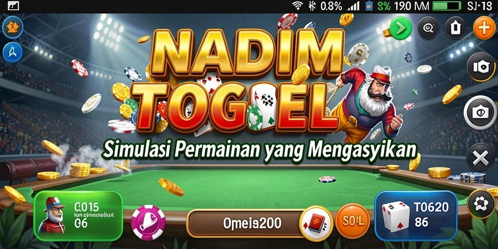 Tampilan Gameplay NADIMTOGEL yang menawan dan interaktif.