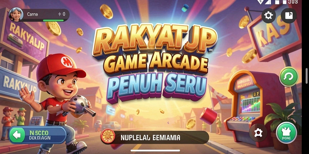 Tangkapan layar RAKYATJP menampilkan gameplay menarik yang penuh warna.
