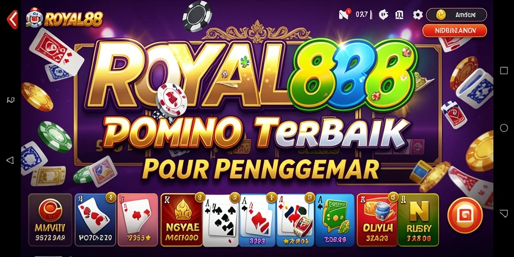 Tampilan gameplay Domino yang seru di ROYAL88.