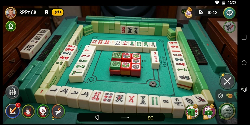 Tampilan gameplay RPYYY yang menarik dan menantang saat bermain Mahjong.