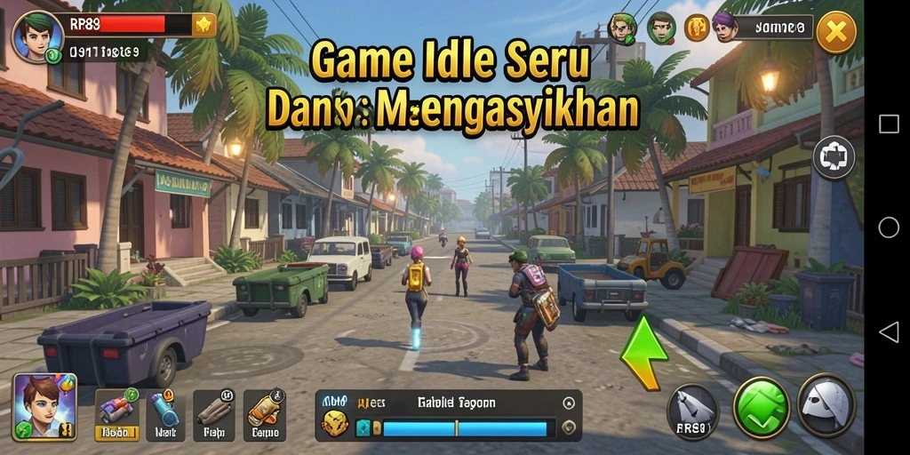 Gameplay menarik RR89 yang menampilkan elemen Idle yang seru.