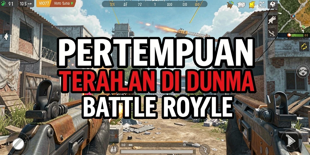 Tampilan gameplay seru di VIO77 dengan pertempuran Battle Royale.