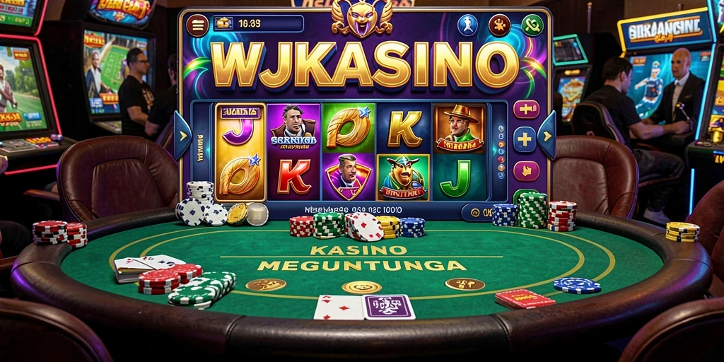Screenshot WJKASINO menampilkan keseruan bermain di kasino virtual.